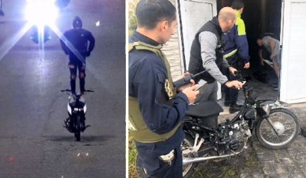 Tolerancia Cero en Chascomús: Fue imputado por práctica ilegal de velocidad y se le secuestró el motovehículo