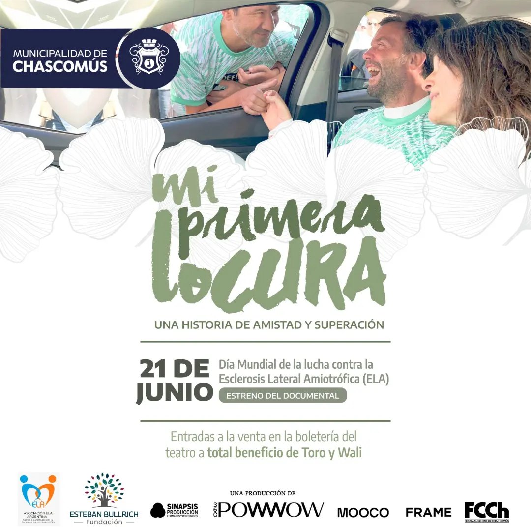 Hoy a las 17 horas: Emotivo estreno del documental “Mi Primera Locura” en el Teatro Brazzola