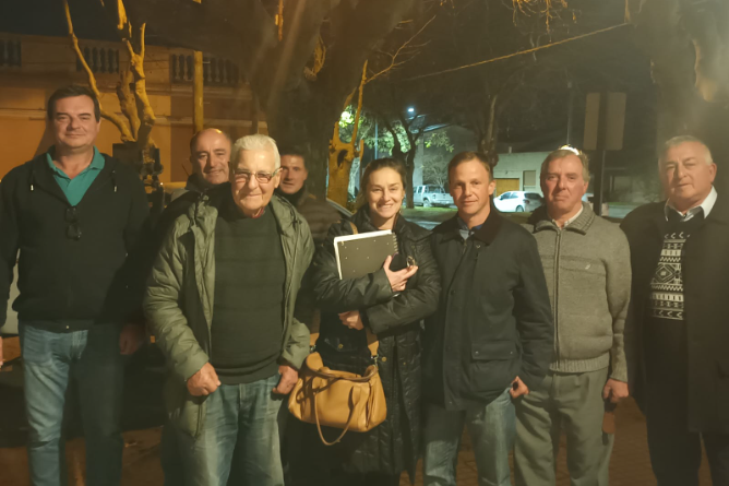 La Secretaria de Seguridad se reunió con productores rurales