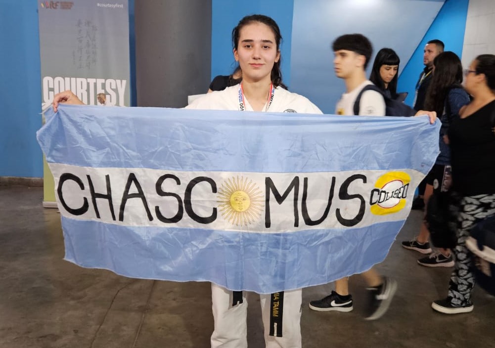 Mía Tamm hace historia al convertirse en campeona mundial de Taekwondo ITF