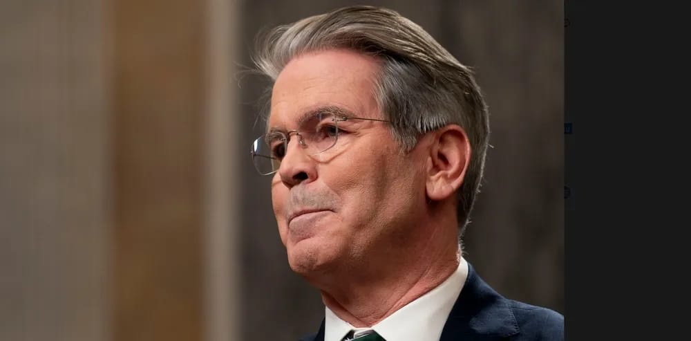 El secretario del Tesoro, Scott Bessent.