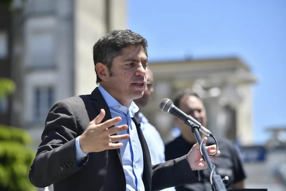 El gobernador Axel Kicillof.